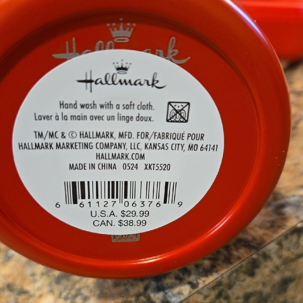 Hallmark Red Tumbler with Santa Belt Design - Picture 3 of 5
